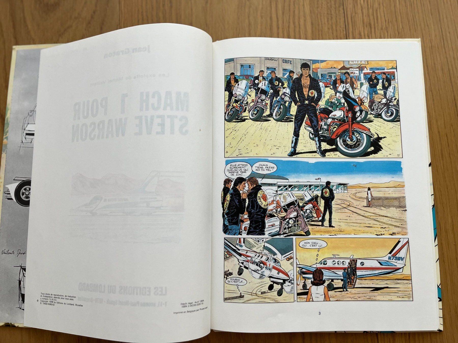 BD: Michel Vaillant "Mach 1 pour Steve Warson" - 1968 – D'occasion à Granges-Paccot par Val07 1