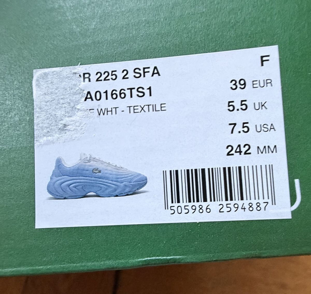 Lacoste Scarpe da donna: Lacoste Turnschuhe weiss/hellblau Grösse 39 neu – Nuovo e nell'imballaggio originale da Bern venduto da VintageRuth 5