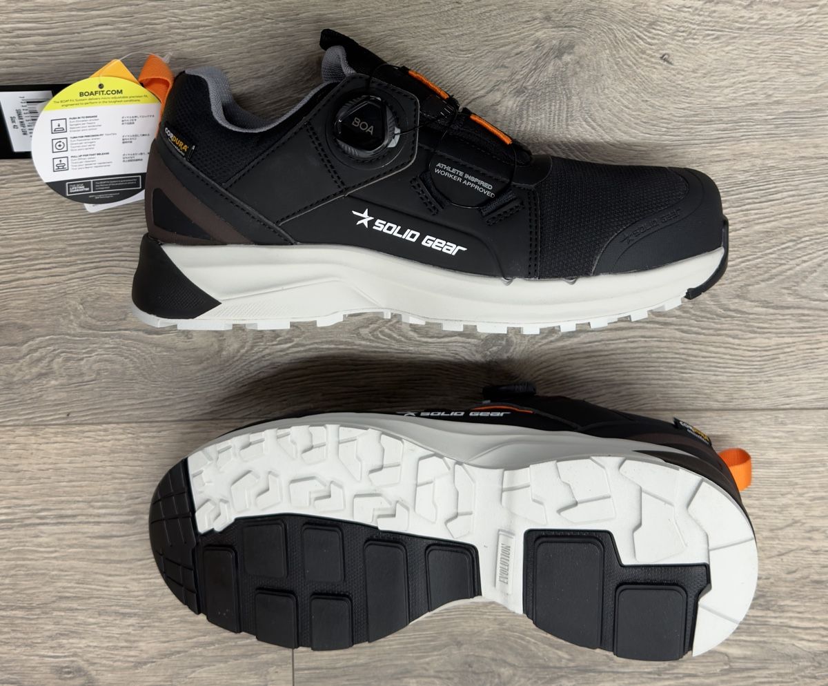 Herrenschuhe: Solid Gear Sonar WRP Low S3S BOA® –Chaussures de sécurité  – Neu und originalverpackt aus Lausanne von OFFICINA.shop