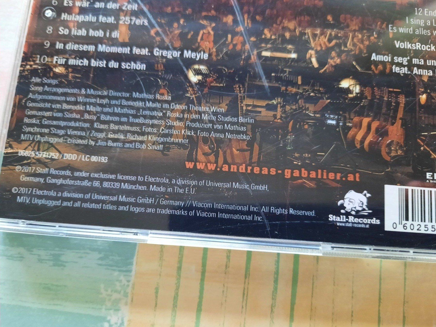 CDs: CD Andreas Gabalier  - MTV Unplugged – Gebraucht aus Pully von bro_n52j 7