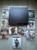 Playstation 3 mit 9 Spielen
