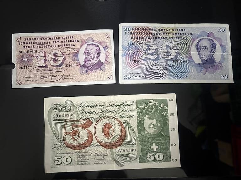 Banknoten: alte Schweizer Banknoten – Gebraucht aus Reitnau von Stouny70