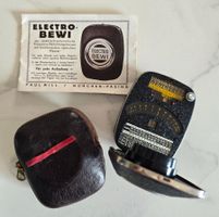 Electro-Bewi Belichtungsmesser mit Ledertasche, Top Zustand