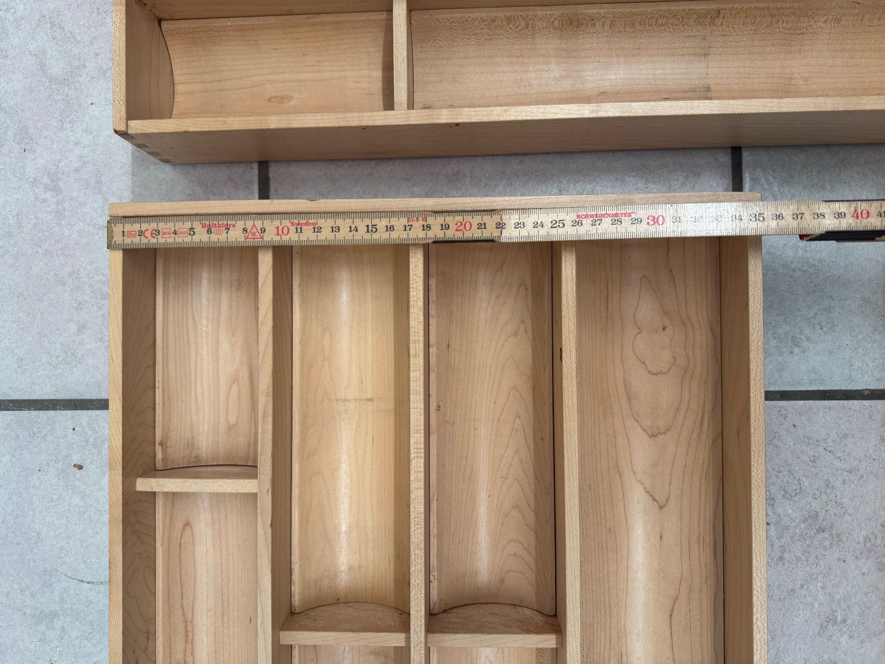 Cucine complete: Besteckeinsatz/ Besteckkasten Holz – Usato da Kloten venduto da S.Bout78 1