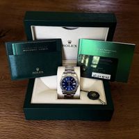 Rolex Datejust 41 Ref. 126334 Blaues Zifferblatt Full Set