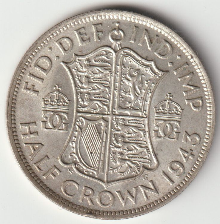Britische Half Crown Münze Von 1961 - Zirkuliert & Authentisch, Perfekt Für Sammler