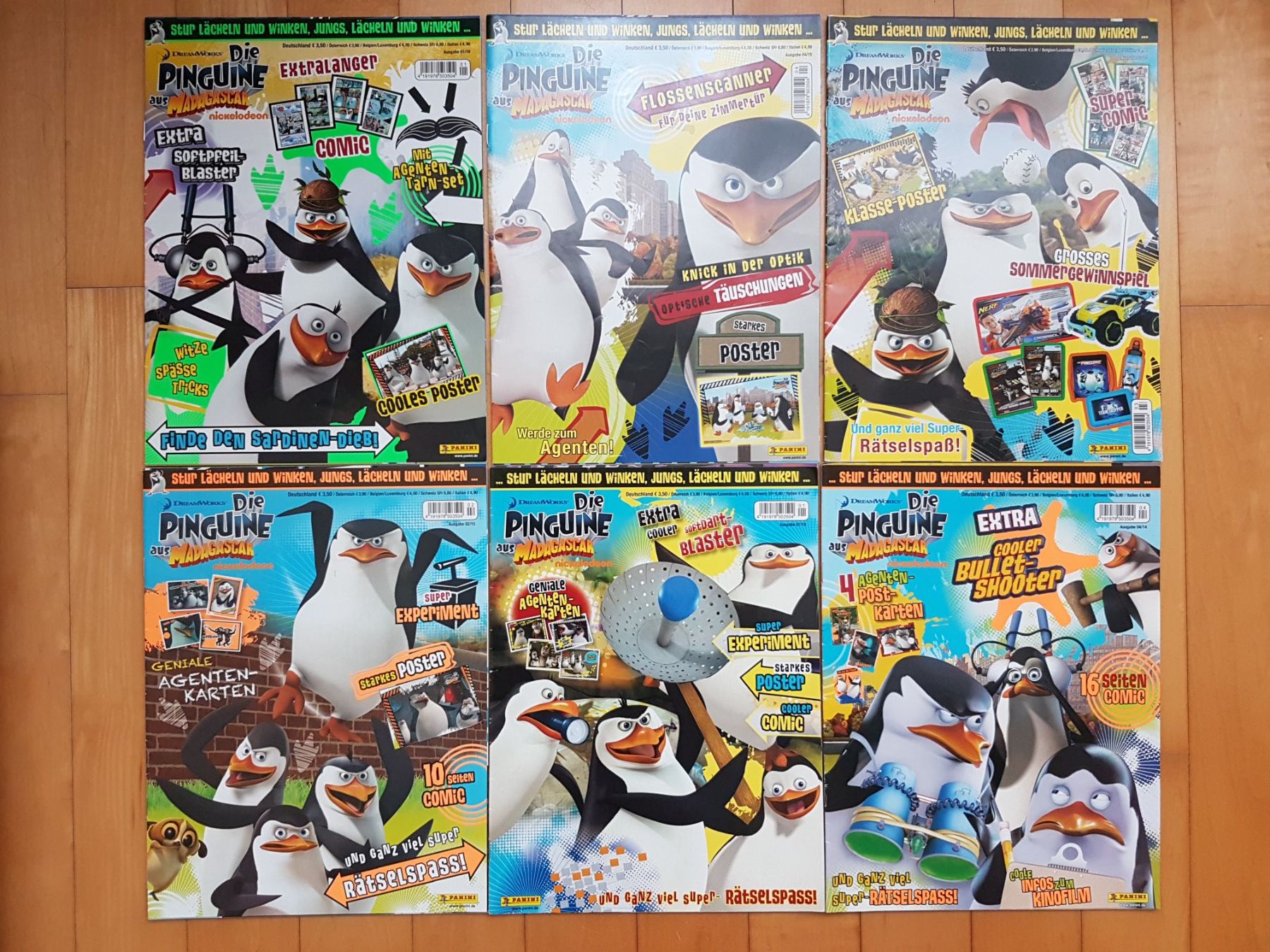 Riviste & Magazine: Die Pinguine aus Madagascar 6 Magazine – Usato da Binz venduto da tarkrx 1