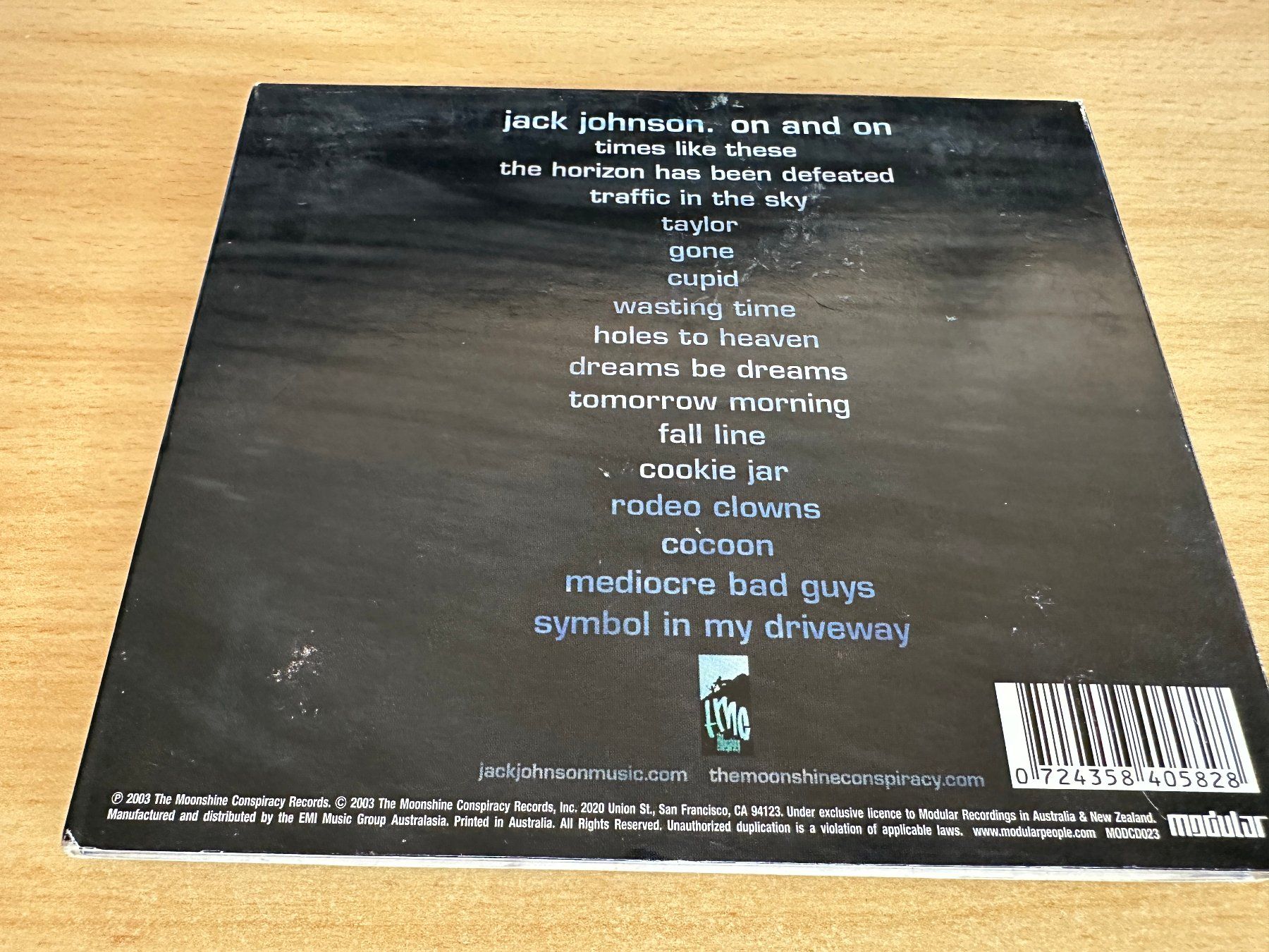 CD: Jack Johnson – On And On – Usato da Rikon im Tösstal venduto da Alpenmutz 1
