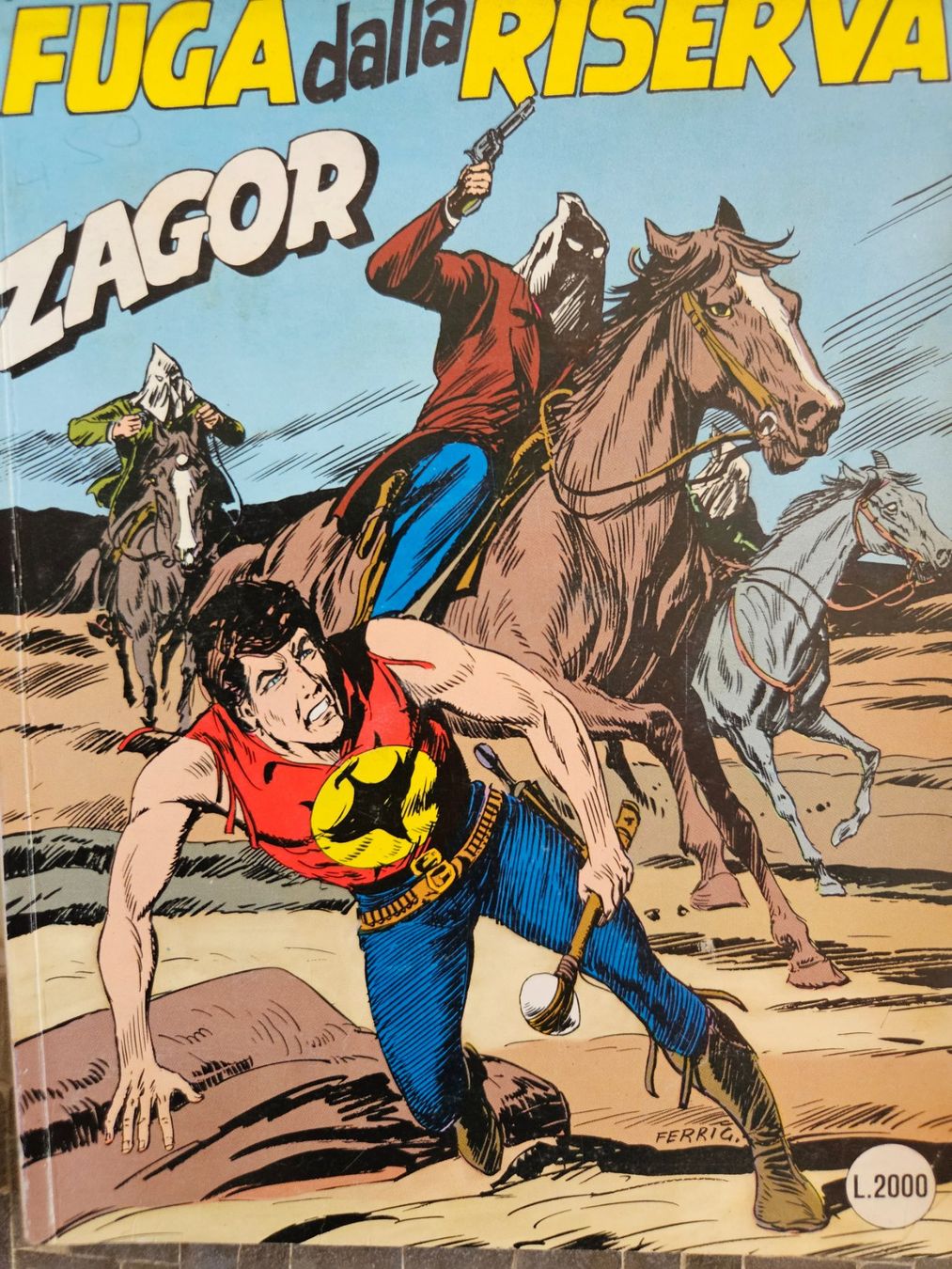 Comics: Zagor, Fuga dalla riserva – Gebraucht aus Zürich von lorenzo167