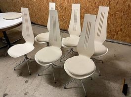 6x Lyra Stuhl von Theo Häberli im Set