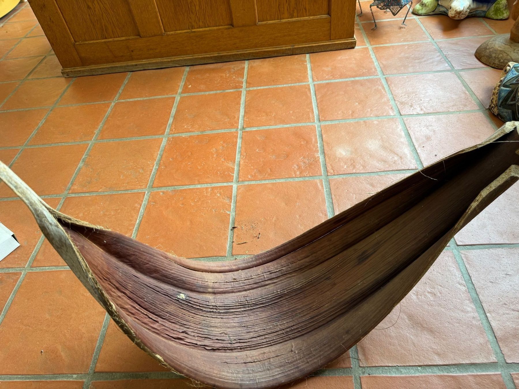 Alle Dekorationen: Grosses Bananenblatt getrocknet – Gebraucht aus Oberrohrdorf von maggys15