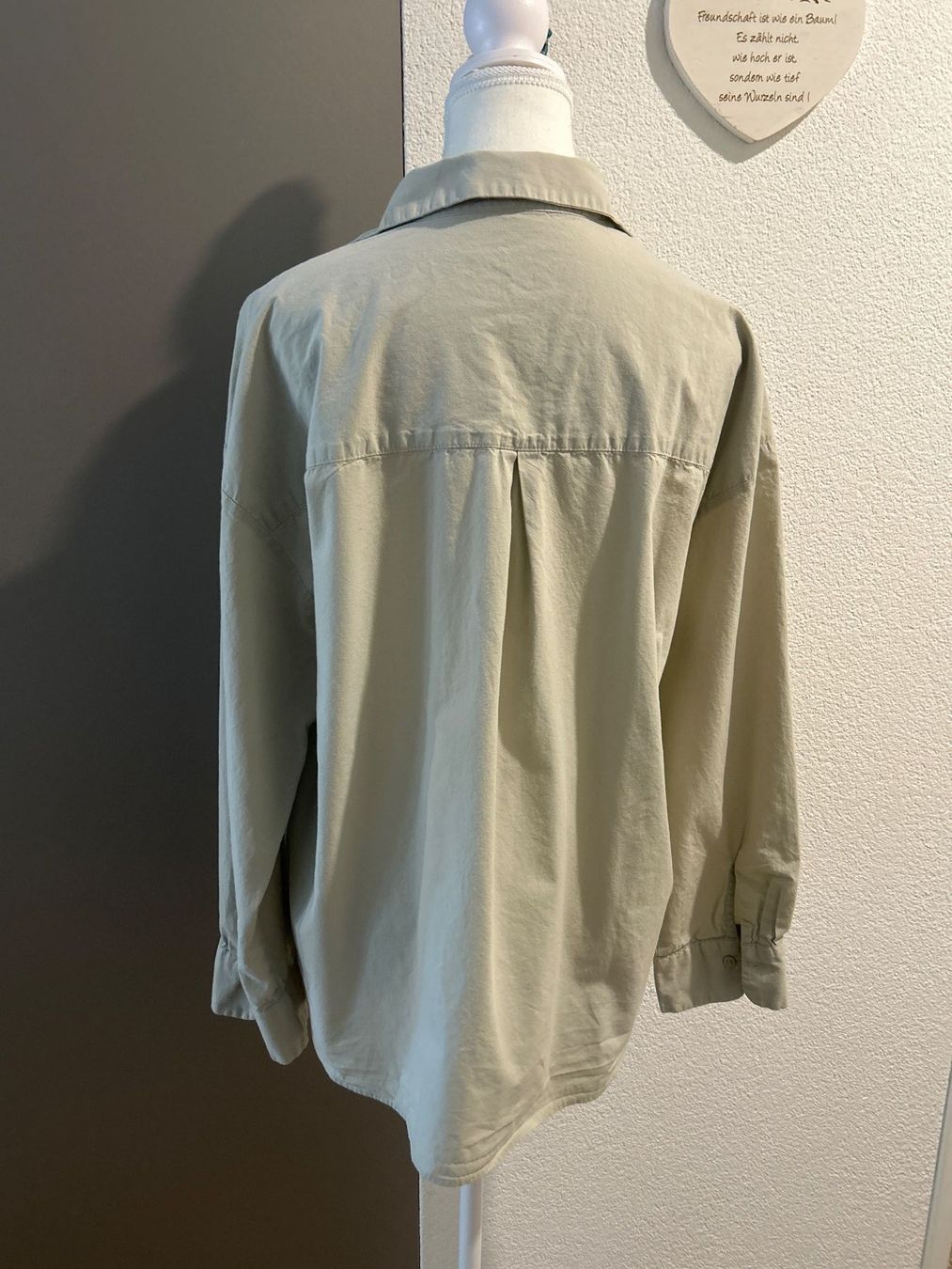 H&M Camicette: Damen Langarmbluse beige von H&M Gr. S – Usato da Brunnen venduto da Nala2929 5