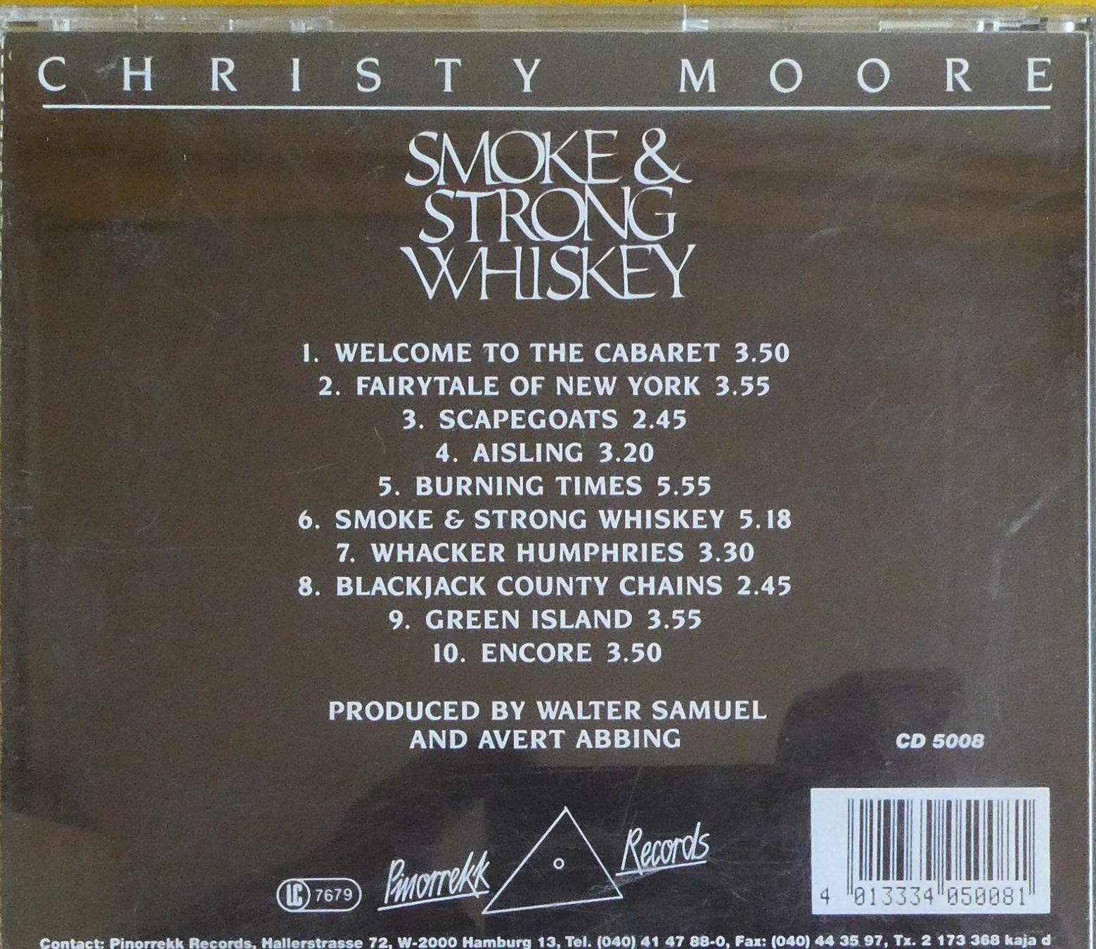 CD: Christy Moore - Smoke &strong... – Nuovo (secondo la descrizione) da Jegenstorf venduto da Ak50 1