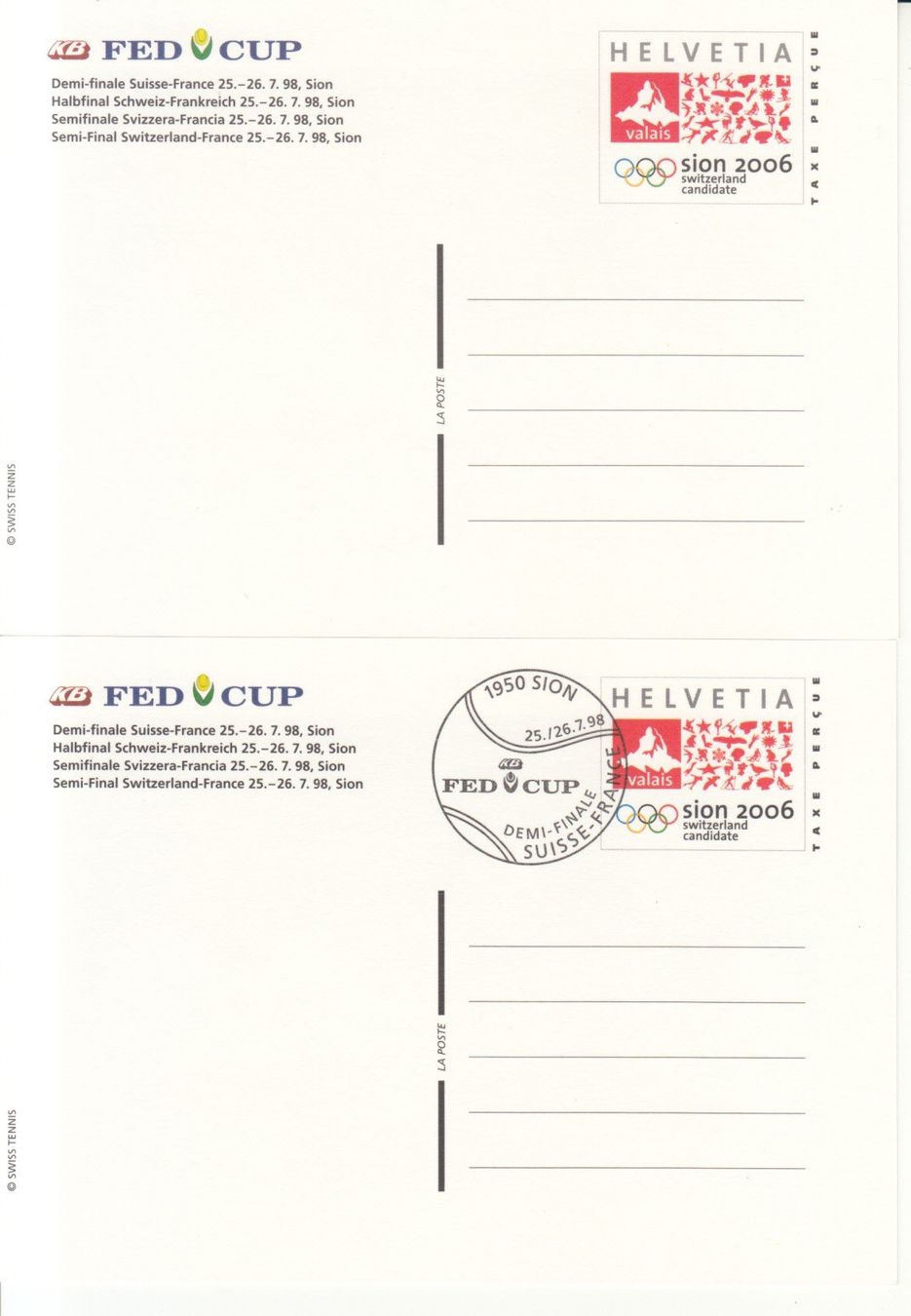 Tutti i francobolli: SGK PK 236 postfrisch und mit ET – Usato da Bürglen TG venduto da StampGraf 1