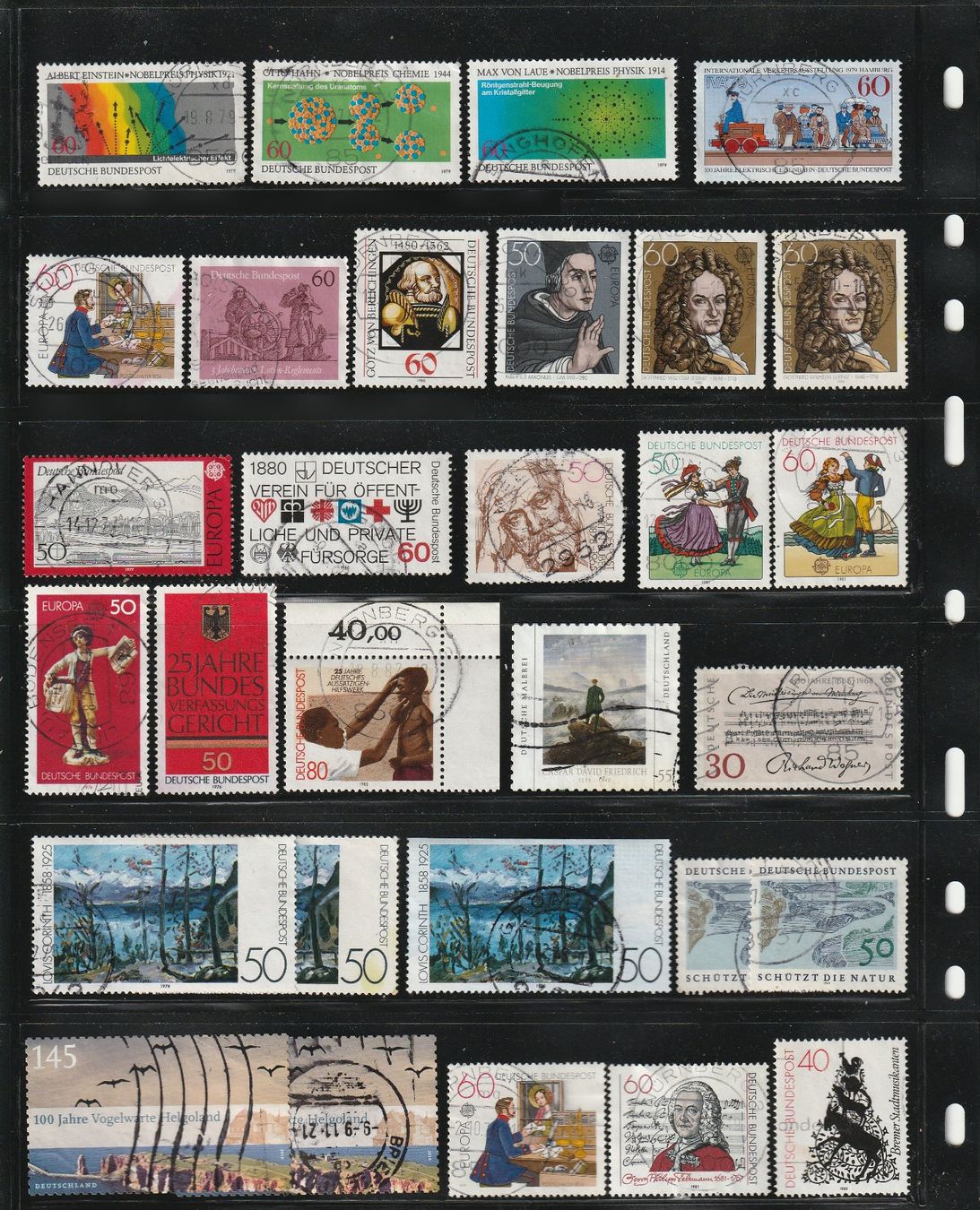 Tutti i francobolli: Briefmarken - Deutsche Bundespost -  BRD – Usato da Basel venduto da chrisKB 3