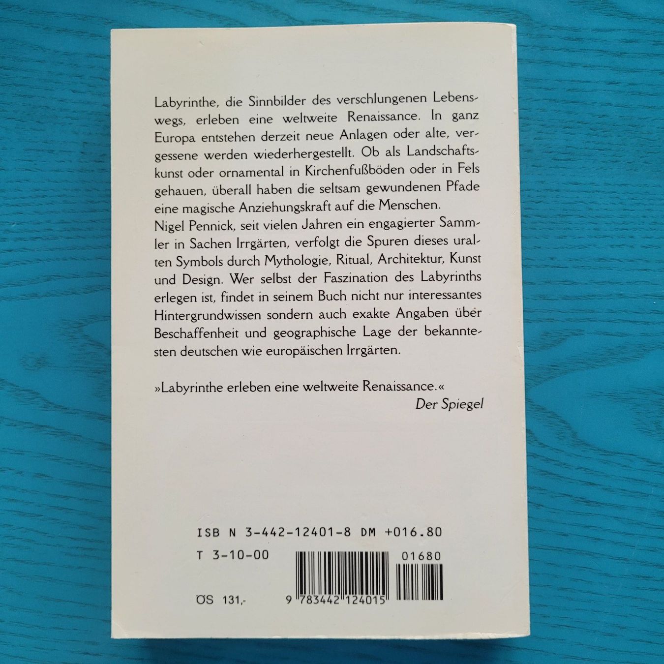 Bücher: Das Geheimnis der Labyrinthe- Nigel Pennick – Gebraucht aus SCHÜBELBACH von CoKaHa 5