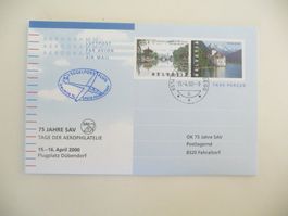2000 Segelflugpost  Aérogramm