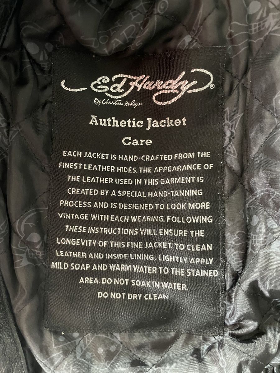 Ed Hardy Giacche: Ed Hardy Lederjacke Limited Edition – Usato da Dietikon venduto da MCage 5
