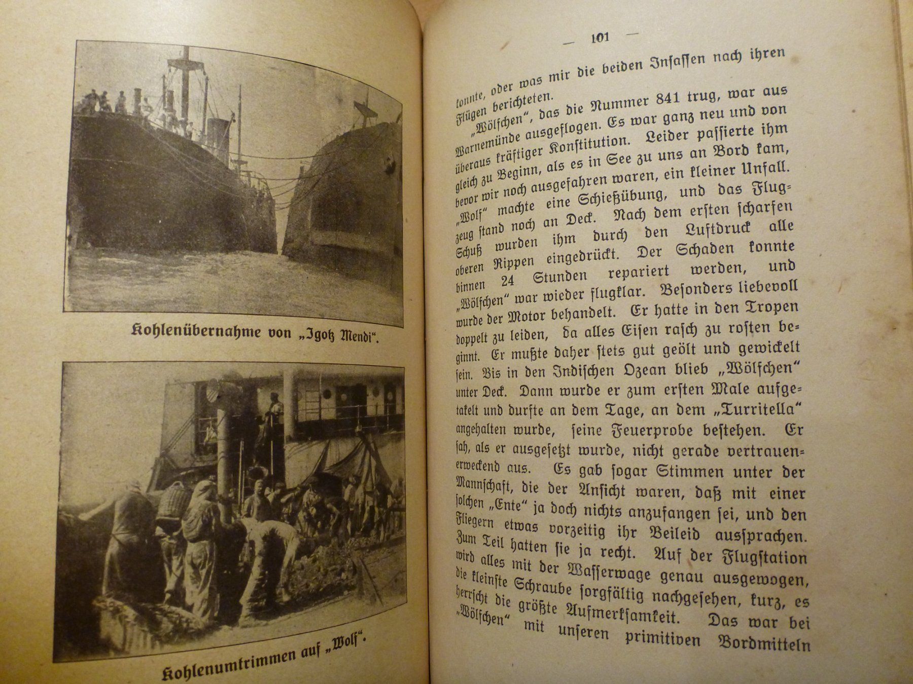 Bücher: SMS WOLF – Gebraucht aus Eschen von Nerger1918 2
