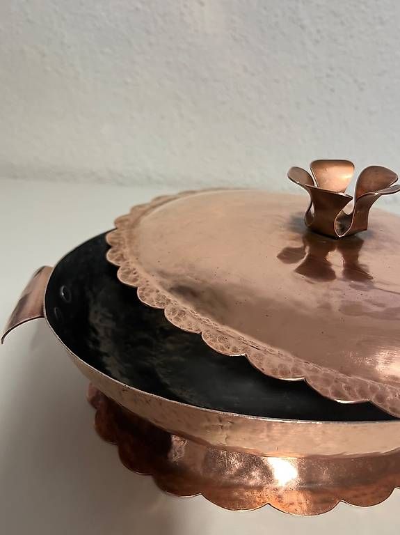 Ciotole: Kupfer-Terrine mit Deckel – Nuovo (secondo la descrizione) da Beinwil am See venduto da joy_24