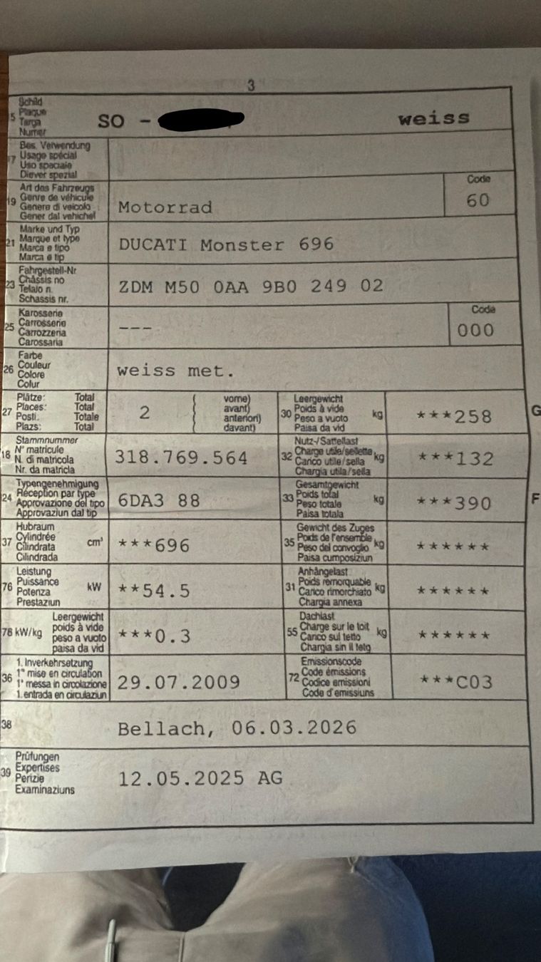 Ducati Strada: Ducati Monster 696 – Usato da Zuchwil venduto da G5791C 4