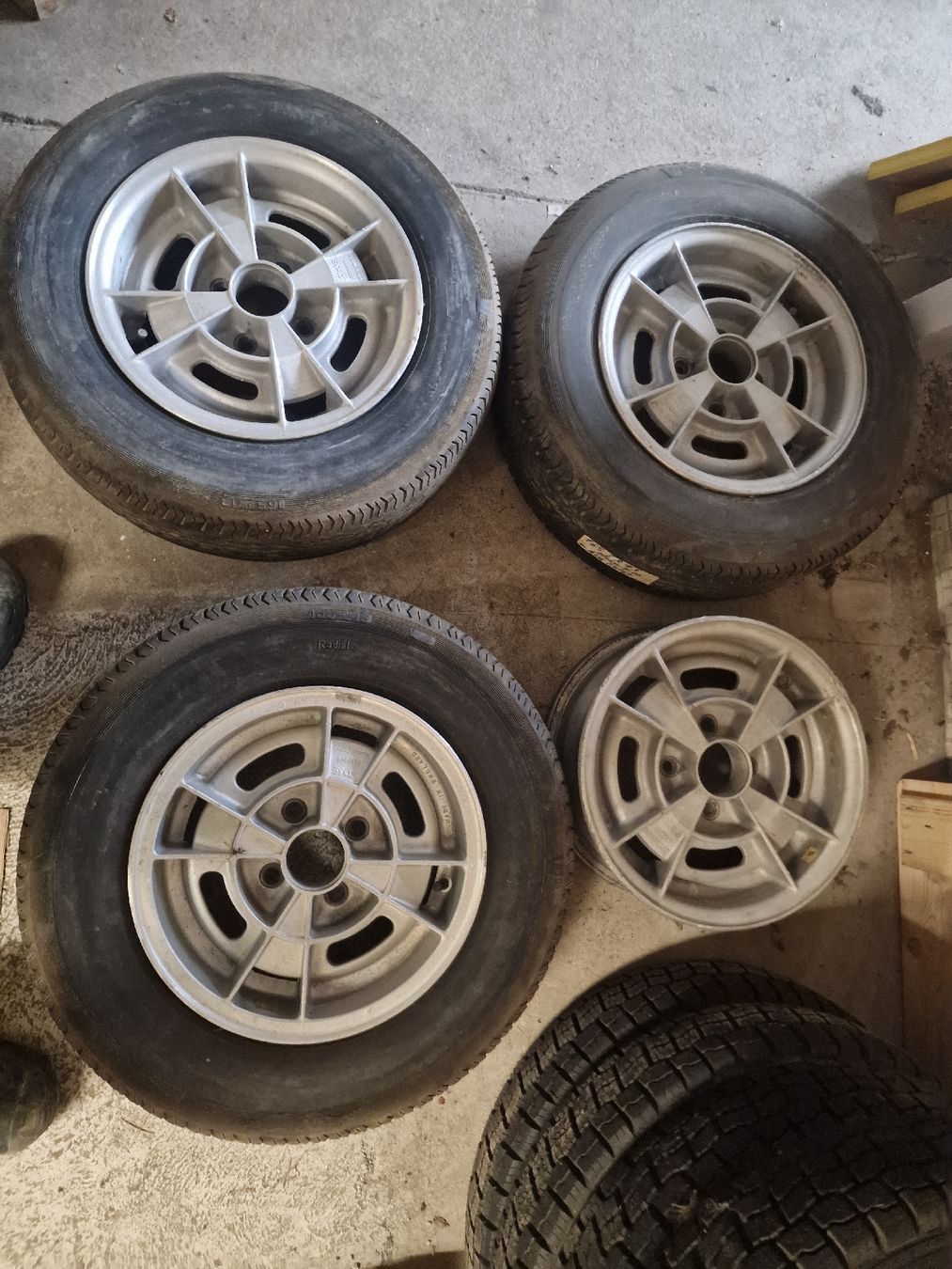 MG Felgen: MG Midget Felgen  – Gebraucht aus Kleinandelfingen von Rambler1965 1
