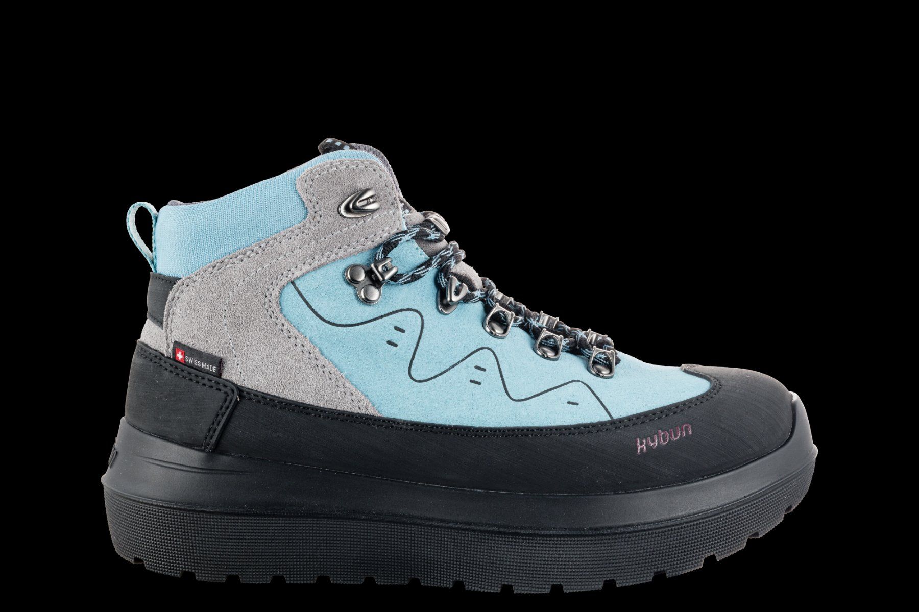 Kybun Damenschuhe: Kybun Wanderschuhe aquablau Gr. 40 – Neu (gemäss Beschreibung) aus Frauenfeld von Ricariela