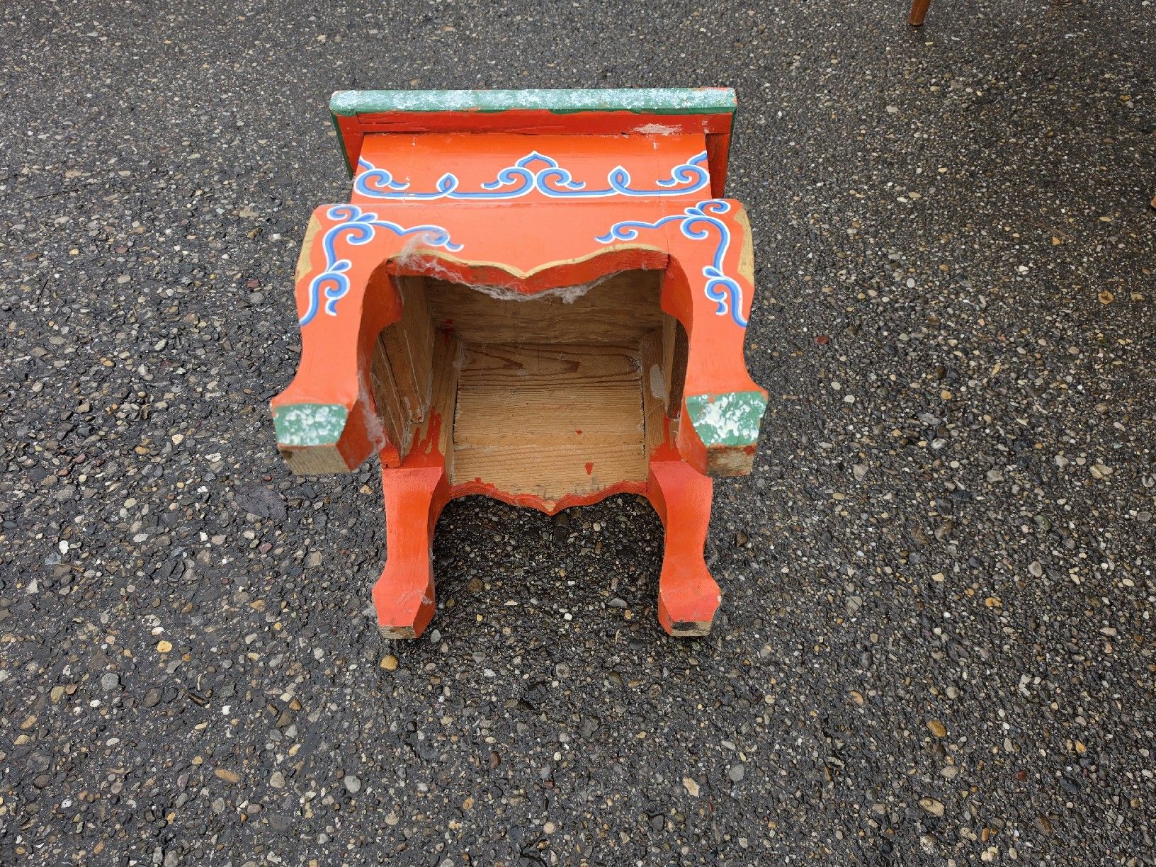 Tavoli: Handbemalter Mini-Tisch / Hocker - Vintage Dekorativ. – Usato da Mettlen venduto da elios0888 6