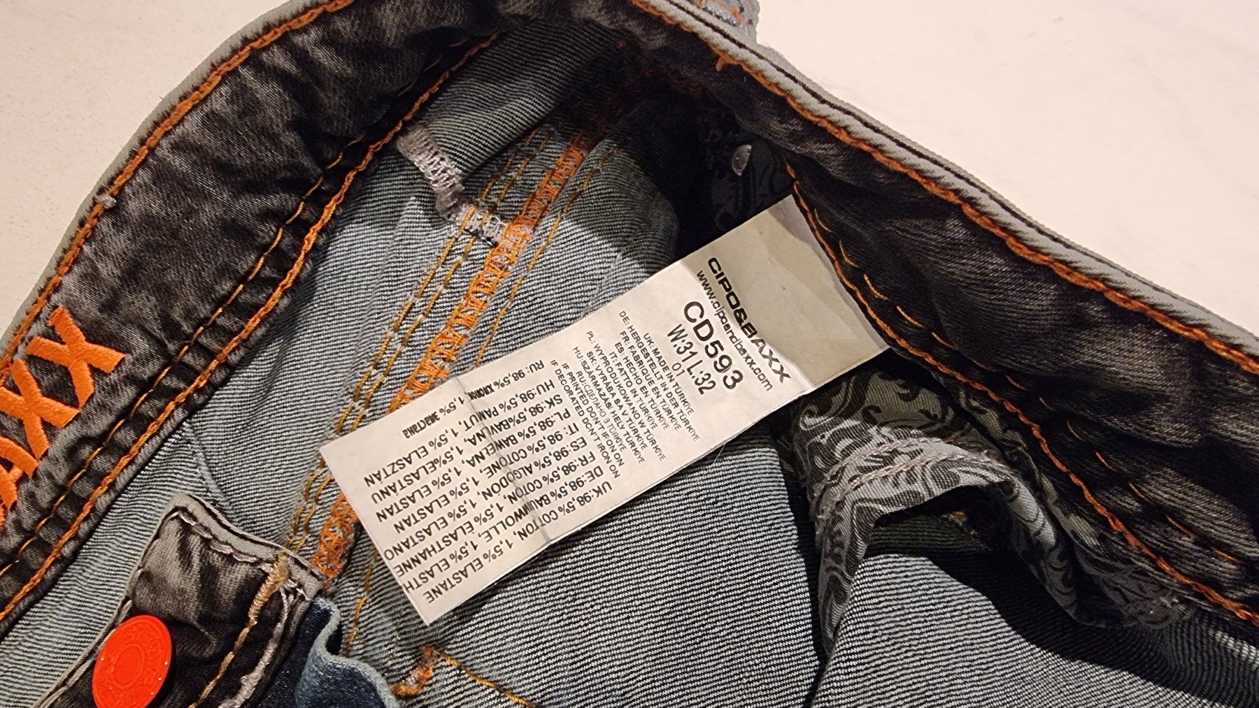 Cipo & Baxx Jeans: Cipo & Baxx 31/32* – Nuovo (secondo la descrizione) da Beinwil am See venduto da BUBSI-CARS64 3