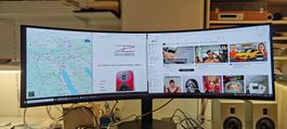 49 Zoll Curved Computer Bildschirm (Samsung)