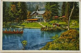E. Gyger, Adelboden - Blausee, Kandertal, Lötschbergbahn