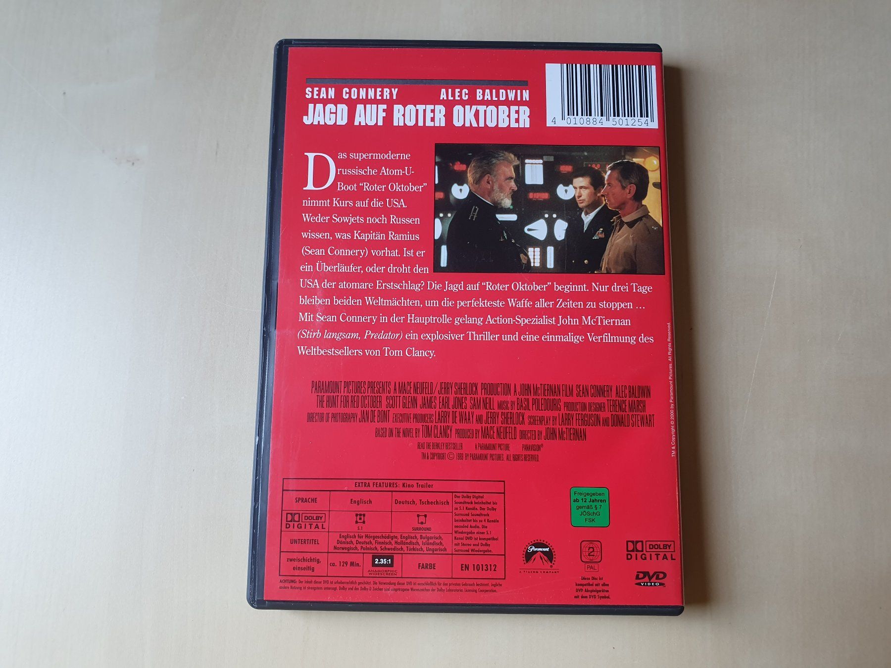 Tous les DVDs: Jagd auf roter Oktober – D'occasion à Stansstad par collectorsshop 1