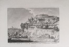 Fribourg Originalkupferstich von Perignon 1780