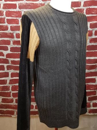 Warmer Strickpullover anthrazit Gr. XL