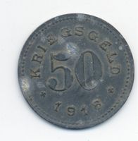 Deutschland Notgeld Balingen 50 Pfennig 1918 Funck 28.2