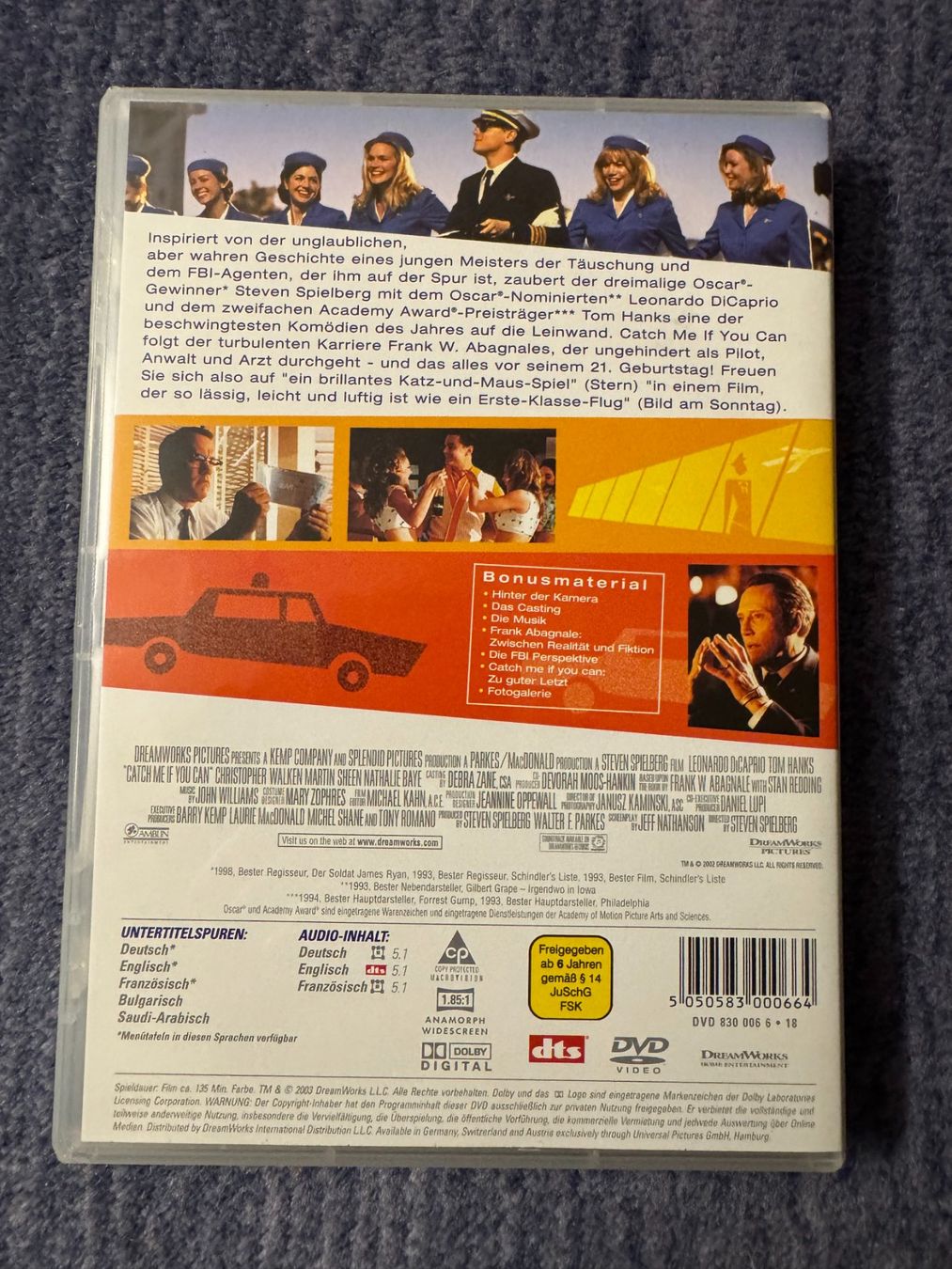 Tutti i DVDs: DVD Catch me if you can – Usato da Winterthur venduto da Malve00 1