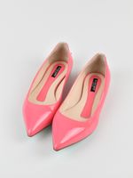 Ruthie Davis Lackleder Flats, Gr.38, rosa, neuwertig
