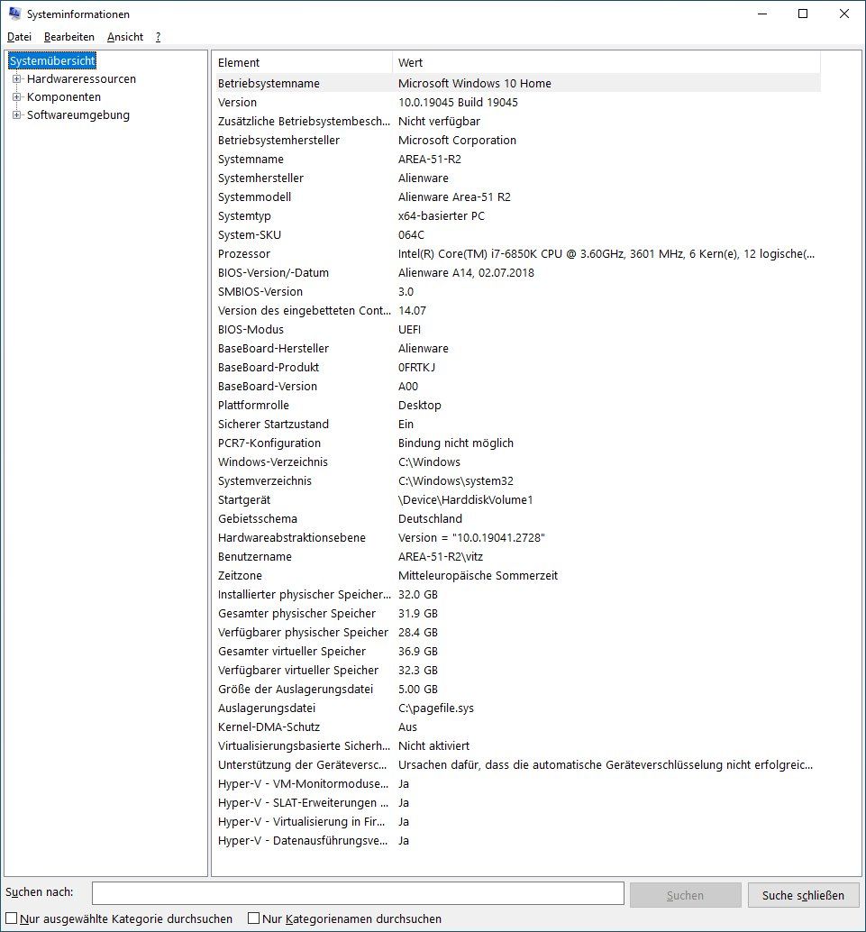 Alienware PCs: Alienware Area 51 R2 (Gaming-PC) – Gebraucht aus Frutigen von  7