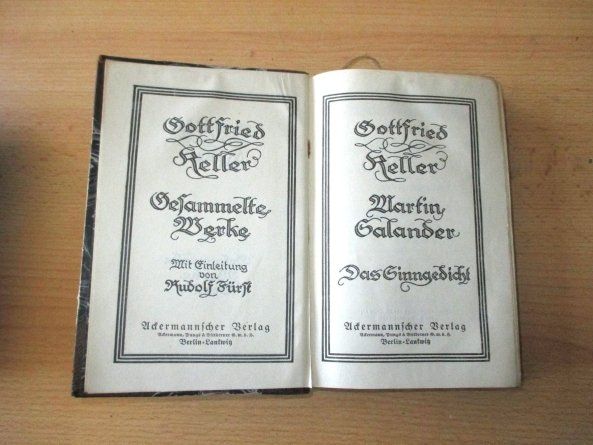Bücher: Gottfried Keller Gesammelte Werke 5 Bände – Gebraucht aus Flims - Dorf von Stagediver 6