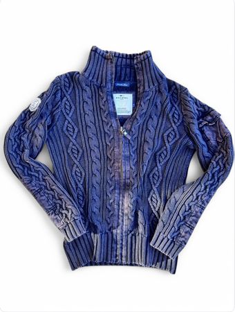 Escales Paris limited edition cable knit cardigan