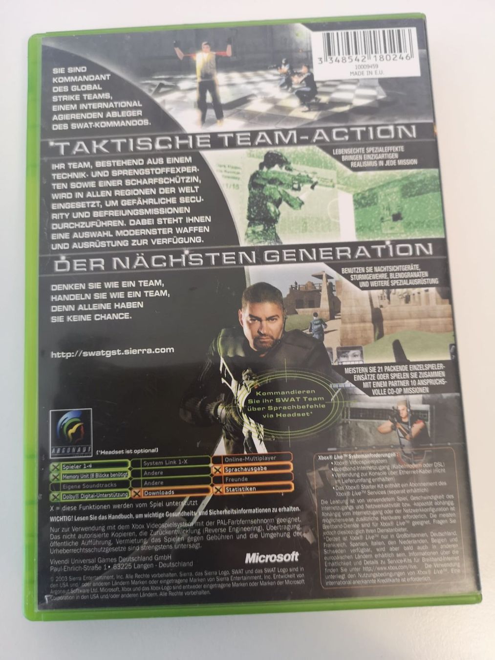 Spiele: SWAT Global Strike Team (XBOX) – Gebraucht aus Herisau von Seyashop1 2