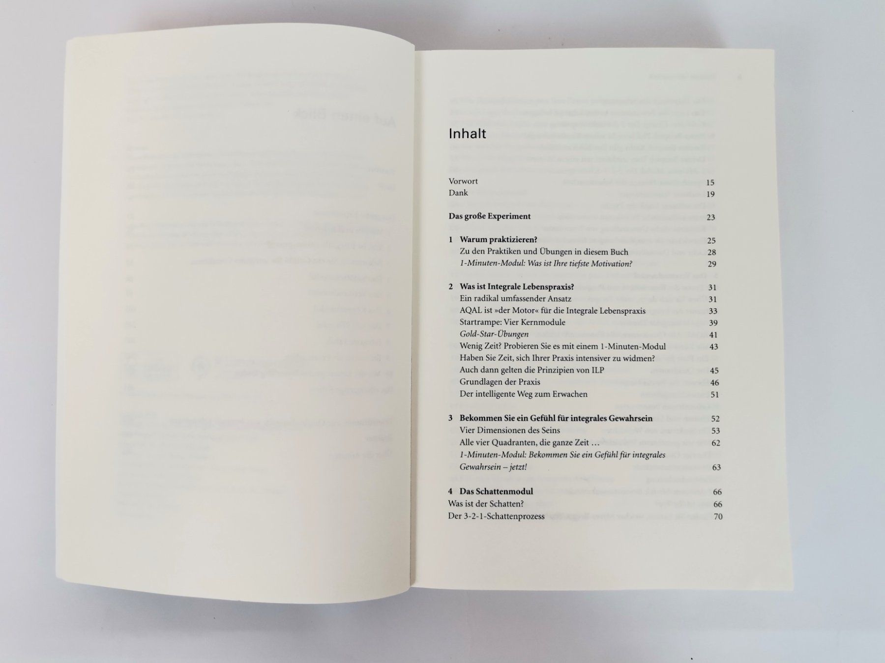 Bücher: BUCH Integrale Lebenspraxis - ein Übungsbuch – Gebraucht aus Schaffhausen von Restwert_SH 5