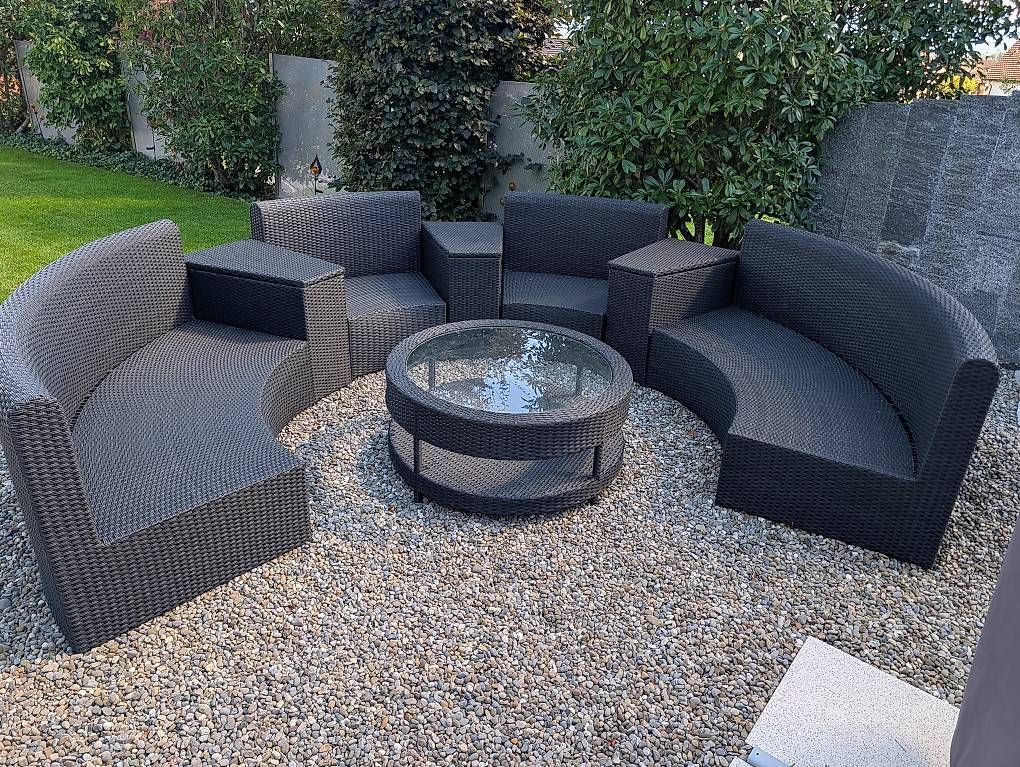 Sofas: Runde Gartenlounge – Gebraucht aus Aristau von Zetzsche 3