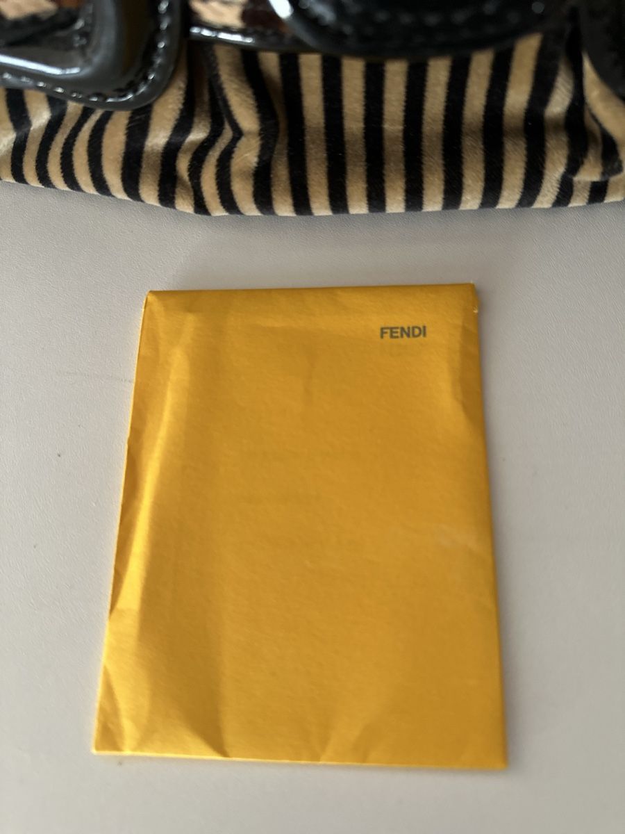 Fendi Borse da donna: Fendi Striped Velvet & Leopard Print Bag  – Nuovo e nell'imballaggio originale da Binningen venduto da can_s2yh 6