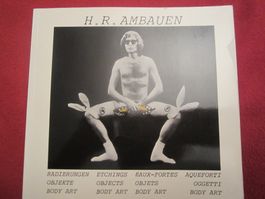 H.R. Ambauen, signierter EROTIC Body Art(LUZERN 1974)
