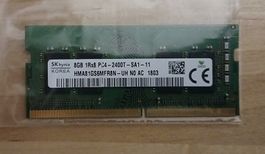 SK hynix 8GB DDR4 - 1Rx8 PC4-2400T-SA1-11