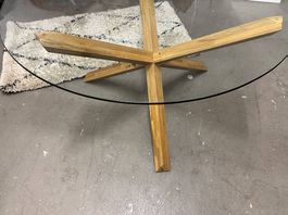 Glastisch Esstisch 120 cm H 75 cm