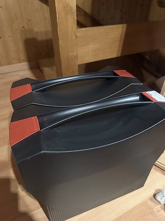 Raccoglitori: Hängeregister-Box / Archivbox mit Hängemappen  Schwarz/Rot – Usato da Bönigen venduto da Saratr03