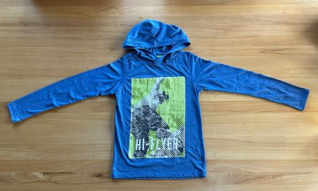 Dünner Kinder Kapuzen-Pullover Grösse 152
