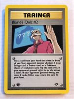 Blaine's Quiz #2 (Unc.) 1st Gym Challenge - MINT - ab 1.-